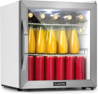 Compacte Minibar Koelkast met Glazen Deur - 47 Liter, Stil en Energiezuinig