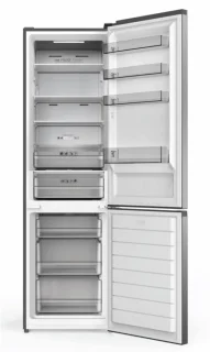 Heinner HCNF-HM377INVXC – Koel–vriescombinatie – Full No Frost – 377 liter – Energielabel C – Digitaal Display – 5 Jaar Garantie – Zilver