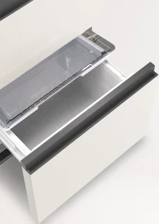 CREATE - 401L koelkast in Italiaanse stijl met Space Pro en Care+ - Gebroken wit - FRIDGE STUDIO COMBI PRO FLEX 401