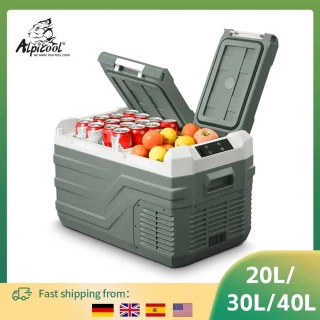 TrendWave Mini Koelkasten – Mini Koelkast Voor Reizen – Minibar – Kleine Koelkast 12/24 V DC 100-240V AC – Autokoelkast Vriezer