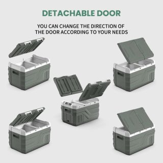 TrendWave Mini Koelkasten – Mini Koelkast Voor Reizen – Minibar – Kleine Koelkast 12/24 V DC 100-240V AC – Autokoelkast Vriezer review