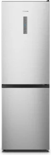 Hisense RB390N4BCC - Vrijstaande koel-Vriescombinatie - Wit - 59,5 cm breed - 304 l - Energieklasse C - Roestvrijstaal - No Frost - LED verlichting