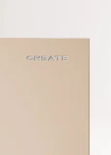 CREATE - 402L combi-koelvriescombinatie met Space Pro en Care+ - Zand- FRIDGE STUDIO COMBI PRO 402