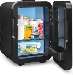 Draagbare Minikoelkast 10L - 12 Blikjes Koeler en Warmer met LCD Temperatuurdisplay voor Auto