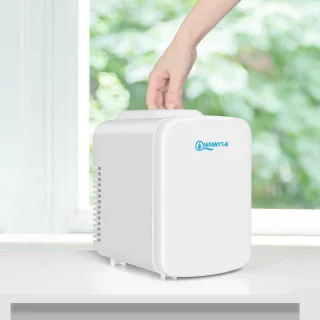 Draagbare minikoelkast 4 liter met koeling en verwarming voor in de auto