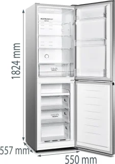 Gorenje NRK418DCS4 Vrijstaand 256 l D Grijs