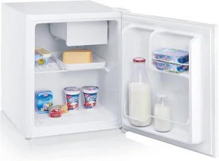 Nurion Mini Koelkast - 40L - Kleine ijskast - Vrijstaand - Compact - Wit - Minibar