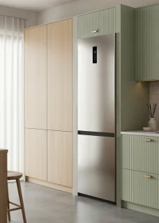 CREATE - 402L combi-koelvriescombinatie met Space Pro en Care+ - Roestvrij staal - FRIDGE STUDIO COMBI PRO 402