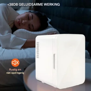Mini Koelkast - Koelen en Verwarmen - 9V/220V Minibar - Wit