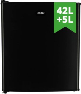 BREND BR-2241 Mini Koelkast met Vriesvak - 42 + 5 Liter - Koelvriescombinatie - Ledverlichting - Zwart - Ideaal voor Kantoor, Camping en Slaapkamer review