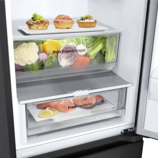 LG GBV3100EEP Vrijstaand 344 l E Zwart