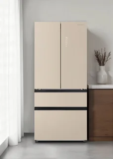 CREATE - Koelkast met openslaande deur 509L met Space Pro en Care+ - Zand - FRIDGE STUDIO FRENCH DOOR PRO 509