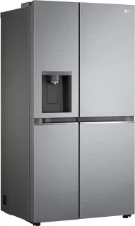 LG GSLV71PZTD.APZQEUT amerikaanse koelkast Vrijstaand 635 l D Metallic, Zilver