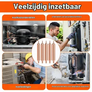 5 stuks koelkastfilterdroger van koper voor koeling