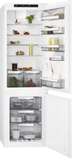 AEG SCE818F6TS Koel-vriescombinatie Inbouw Wit 253L