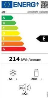 AEG SCE819E5TS Inbouwkoelkast