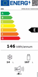 AEG SFE812E1AC Inbouwkoelkast
