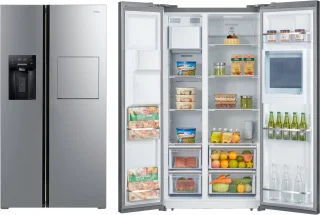 Amica AFN9561DDHX Amerikaanse SideBySide koelkast