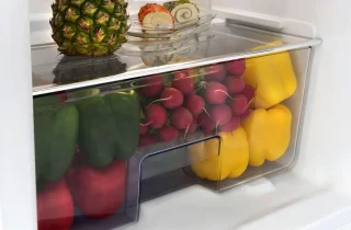 Amica AR1112N Retro Tafelmodel Koelkast Zwart