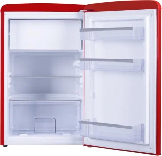 Amica AR1112R Retro Tafelkoelkast Rood
