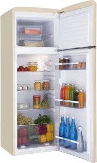 Amica AR7252C Retro Koel-vriescombinatie 245L Crèmekleur