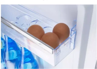 Amica AR8242C Retro Koel-Vriescombinatie Crèmekleur E-label