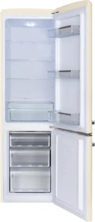 Amica AR8242C Retro Koel-Vriescombinatie Crèmekleur E-label