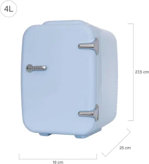 ApexArte Minibar Mini Koelkast Blauw
