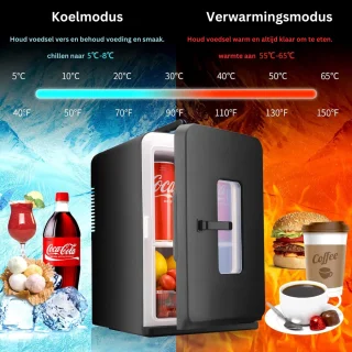 ApexArte Minibar Mini Koelkast Ultra Black