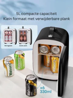 ApexArte Minibar Ultra Black Mini Koelkast
