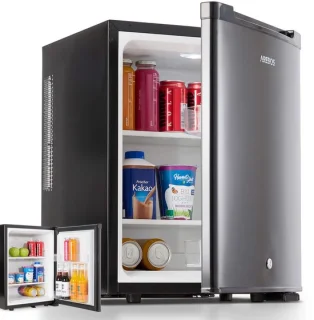 AREBOS Minikoelkast 40L zwart
