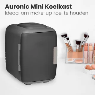 Auronic Mini Koelkast 4L Zwart