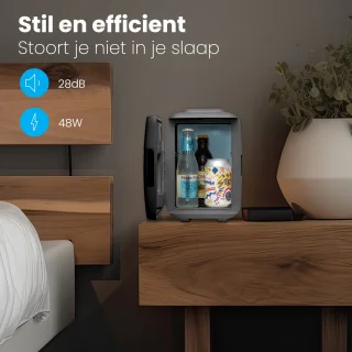 Auronic Mini Koelkast 4L Zwart