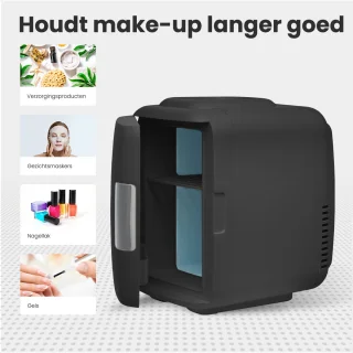 Auronic Mini Koelkast 4L Zwart