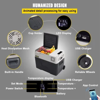 Auto Koelkast Compressor 30L Mini Digital