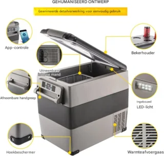 Auto Koelkast Compressor 55L 220V 45W Mini Koelkast