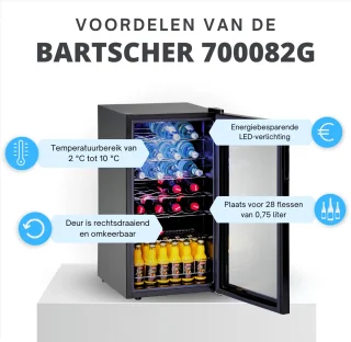 Bartscher Flessenkoelkast 700082G