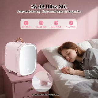 Beauty Fridge 4L Make-up Koelkast Roze