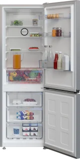 Beko B3RCNA344HXB Koelkast Vrijstaand 301L Platina