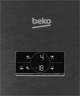 Beko B7RCNE407HXBR Koelvriescombinatie Zwart