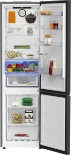 Beko B7RCNE407HXBR Koelvriescombinatie Zwart