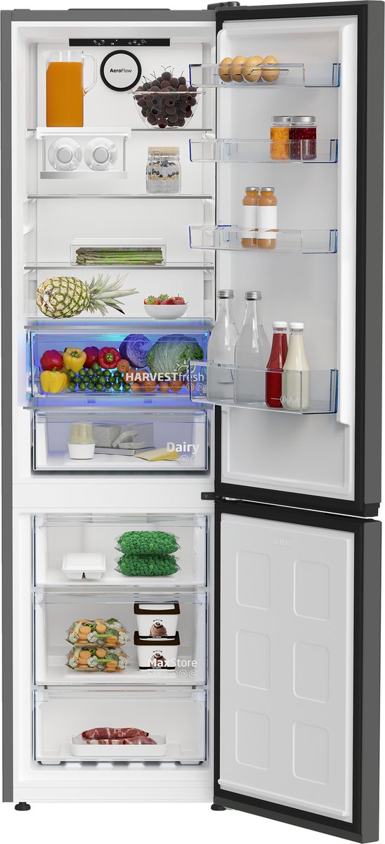 Beko B7RCNE408HG koel-vriescombinatie grijs