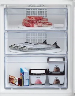 Beko BCHA275K4SN inbouw koelvriescombinatie 178 cm sleepdeur