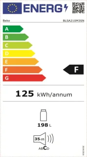 Beko BLSA210M3SN Inbouw Koelkast 198L Wit
