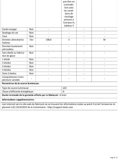 Beko BLSA210M3SN Inbouw Koelkast 198L Wit