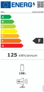Beko BLSA210M3SN Inbouw Koelkast 198L Wit