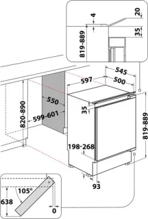 Beko BU1154HCN Inbouwkoelkast 107L 60cm