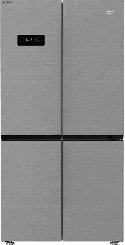 BEKO GN1416240JXN Amerikaanse koelkast 4-deurs