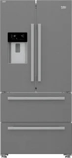 Beko GNE60530DXN Amerikaanse koelkast French Door RVS