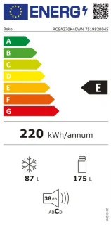 Beko RDSA240K40WN Koelvriescombinatie
